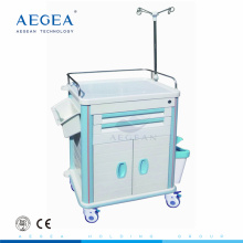 AG-ET015B1 abs instrument médical hôpital médicament d&#39;urgence dans le chariot d&#39;urgence